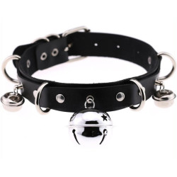 Joy Jewels Collier sexy avec Grelots Noir